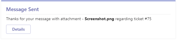 Attachment Acknowledgement