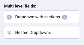 multi level fields