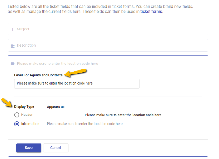 creating a new read only text field