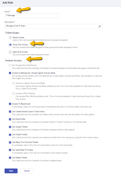 it manager custom role