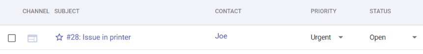 contact ticket in desk365