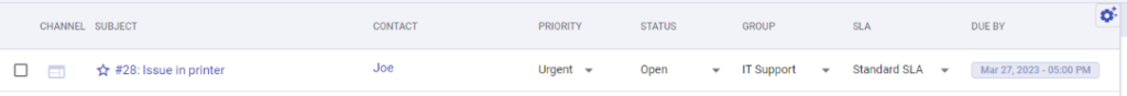 due by field is now visible in the tickets list page