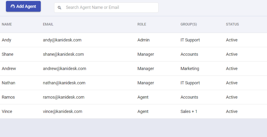 adding a new agent in Desk365