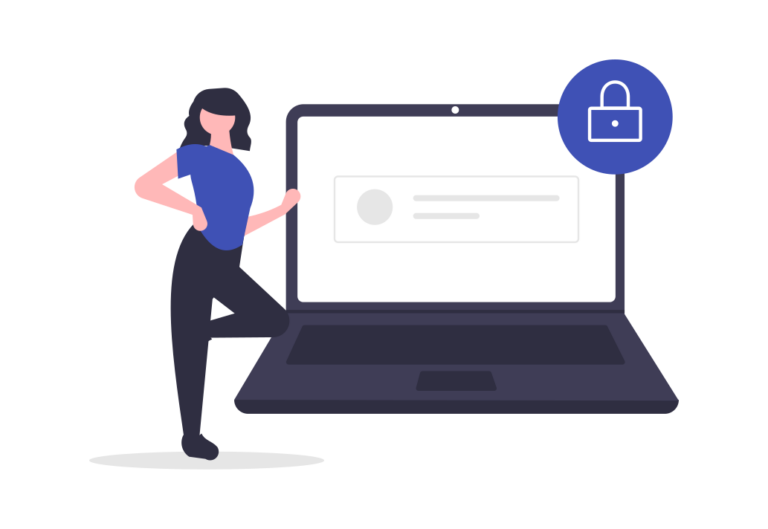 undraw secure login