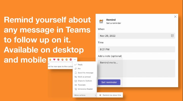 remind integration with microsoft teams