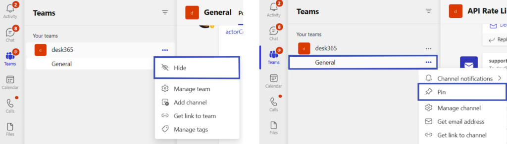 reorganize your teams and channels