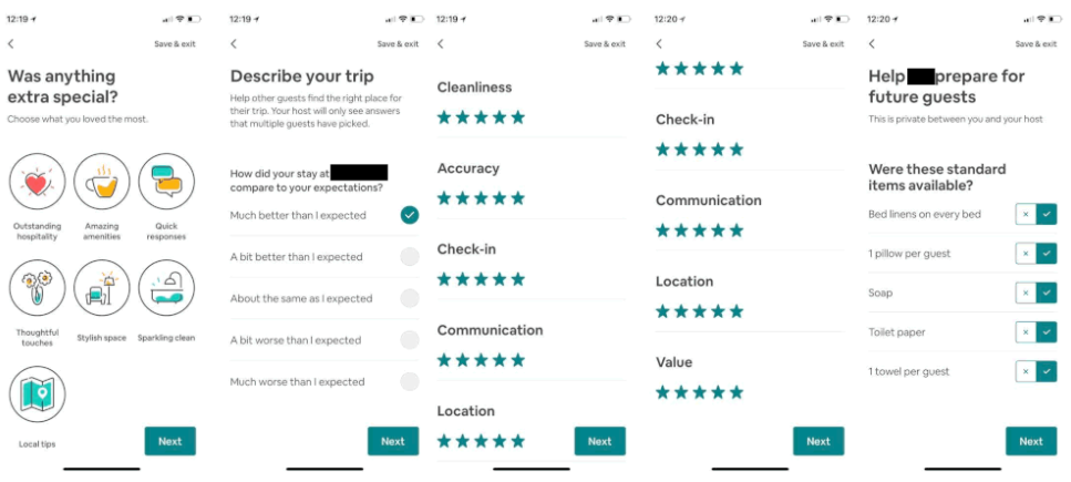 Airbnb survey