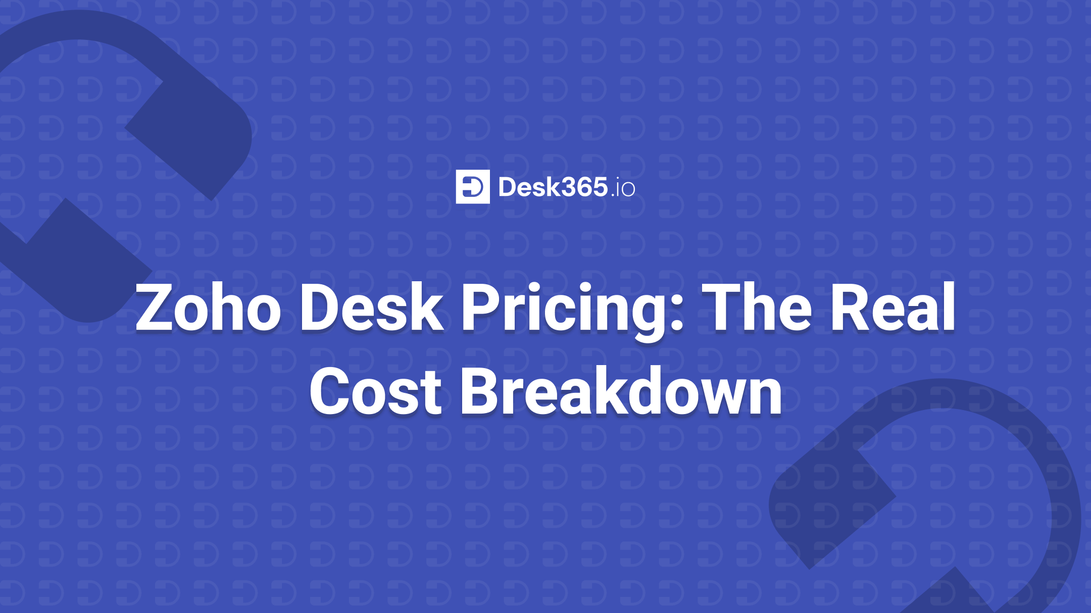 zoho desk pricing