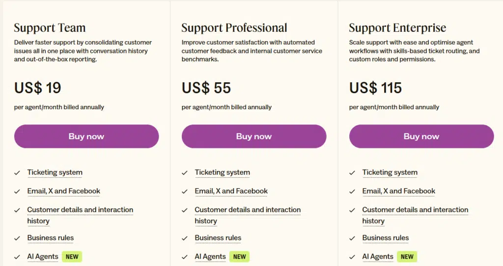 zendesk pricing
