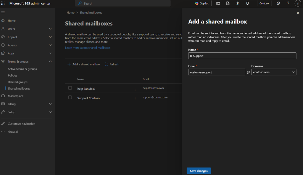 setting up outlook as a ticketing system