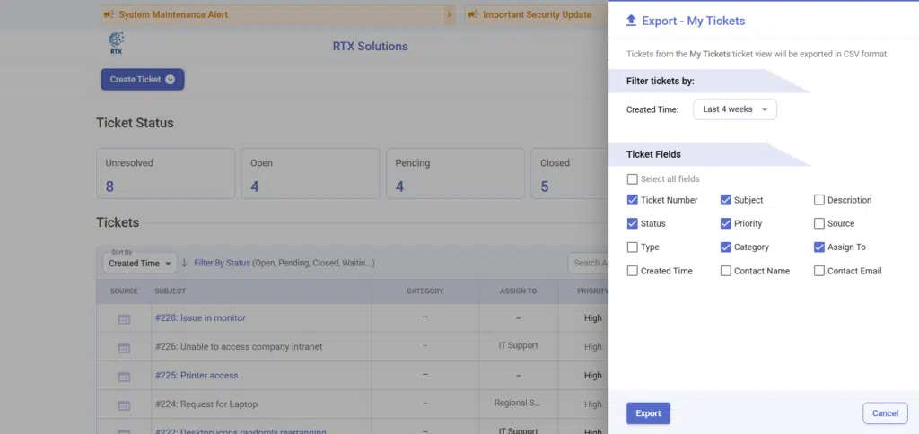 exporting-tickets-from-the-support-portal