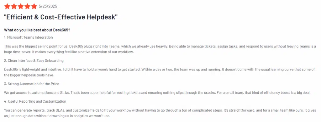 desk365 review