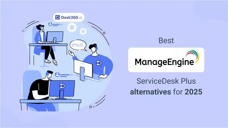 manageengine servicedesk plus alternatives