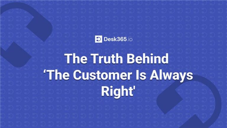 the customer is always right