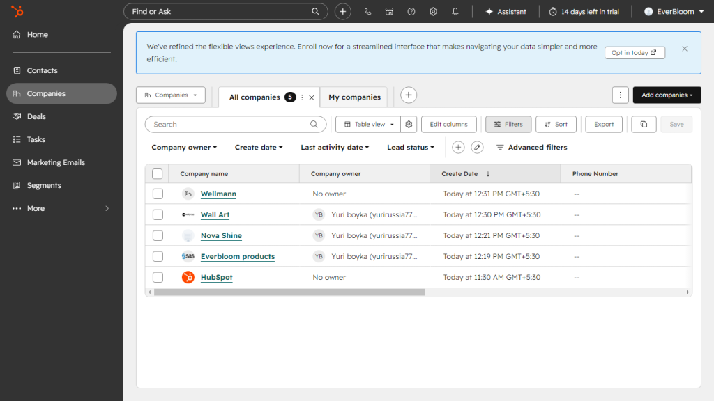 Hubspot service hub