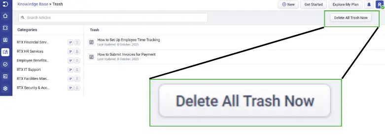 delete-all-trash-knowledge-base-feature-desk365