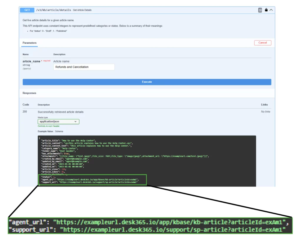 knowledge-base-articles-desk365-api