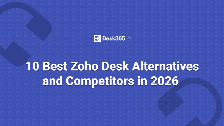 Zoho desk Alternatives