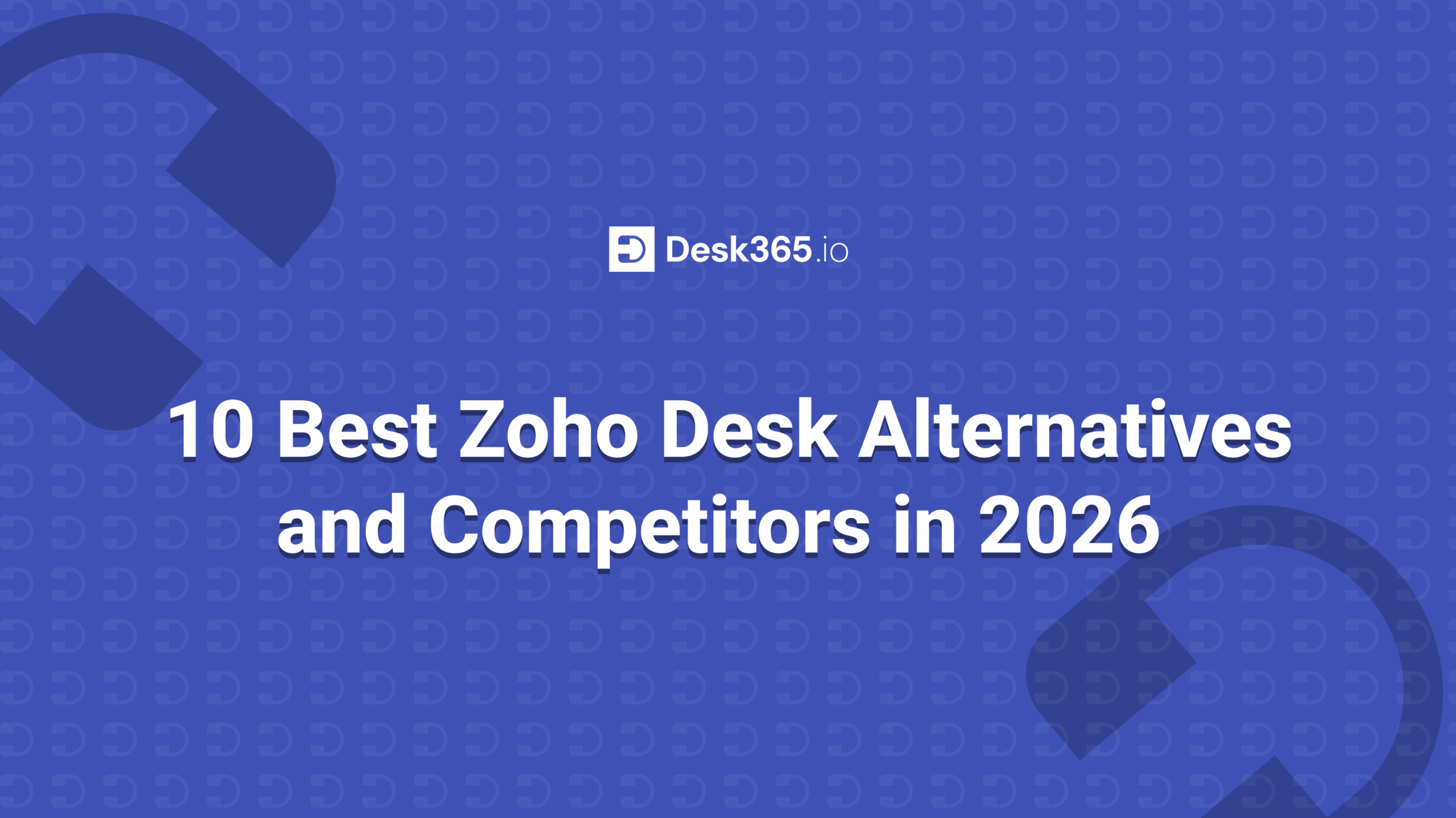 Zoho desk Alternatives