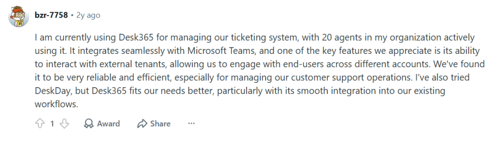 reddit ms teams ticketing
