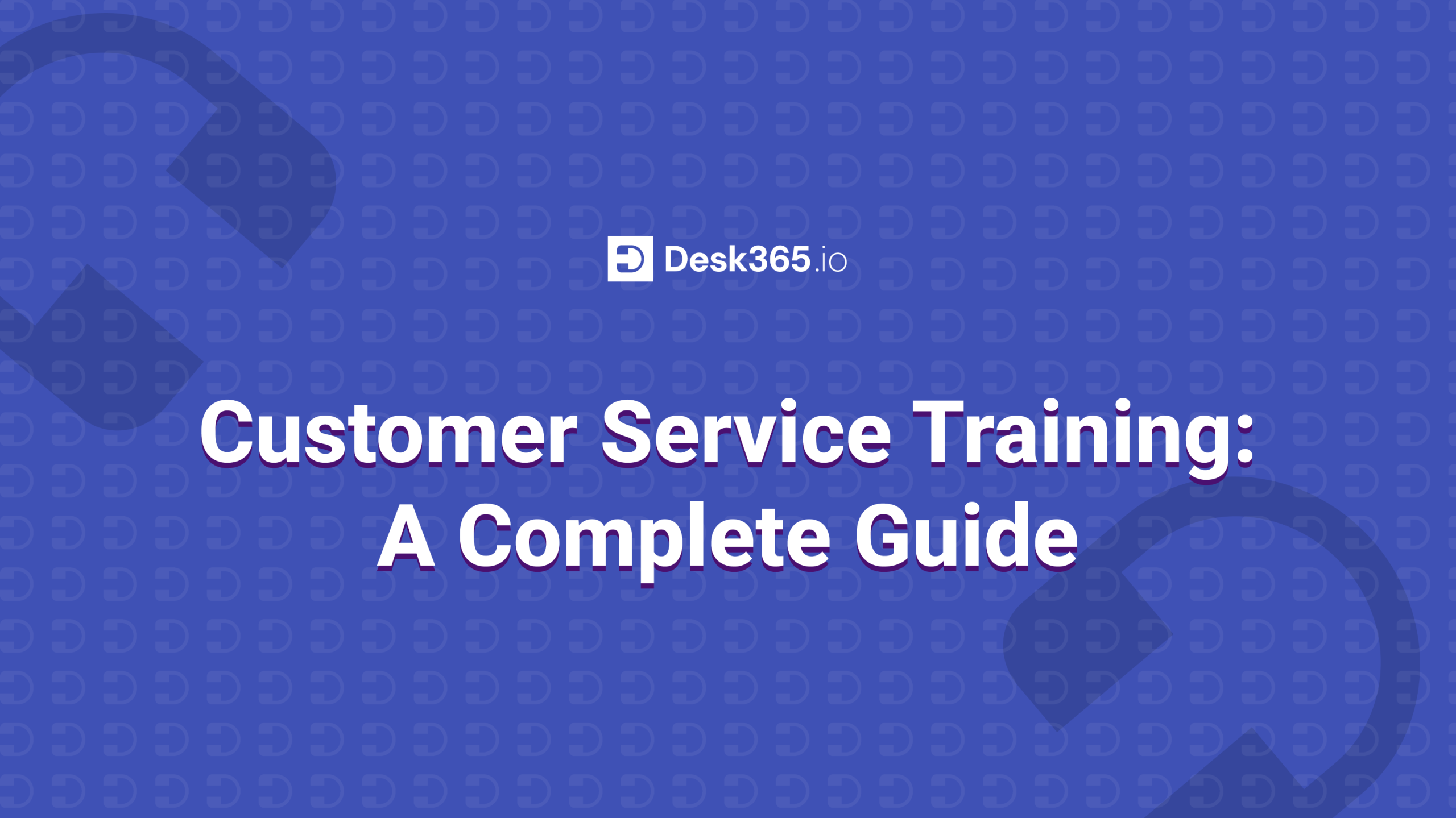 Customer service training