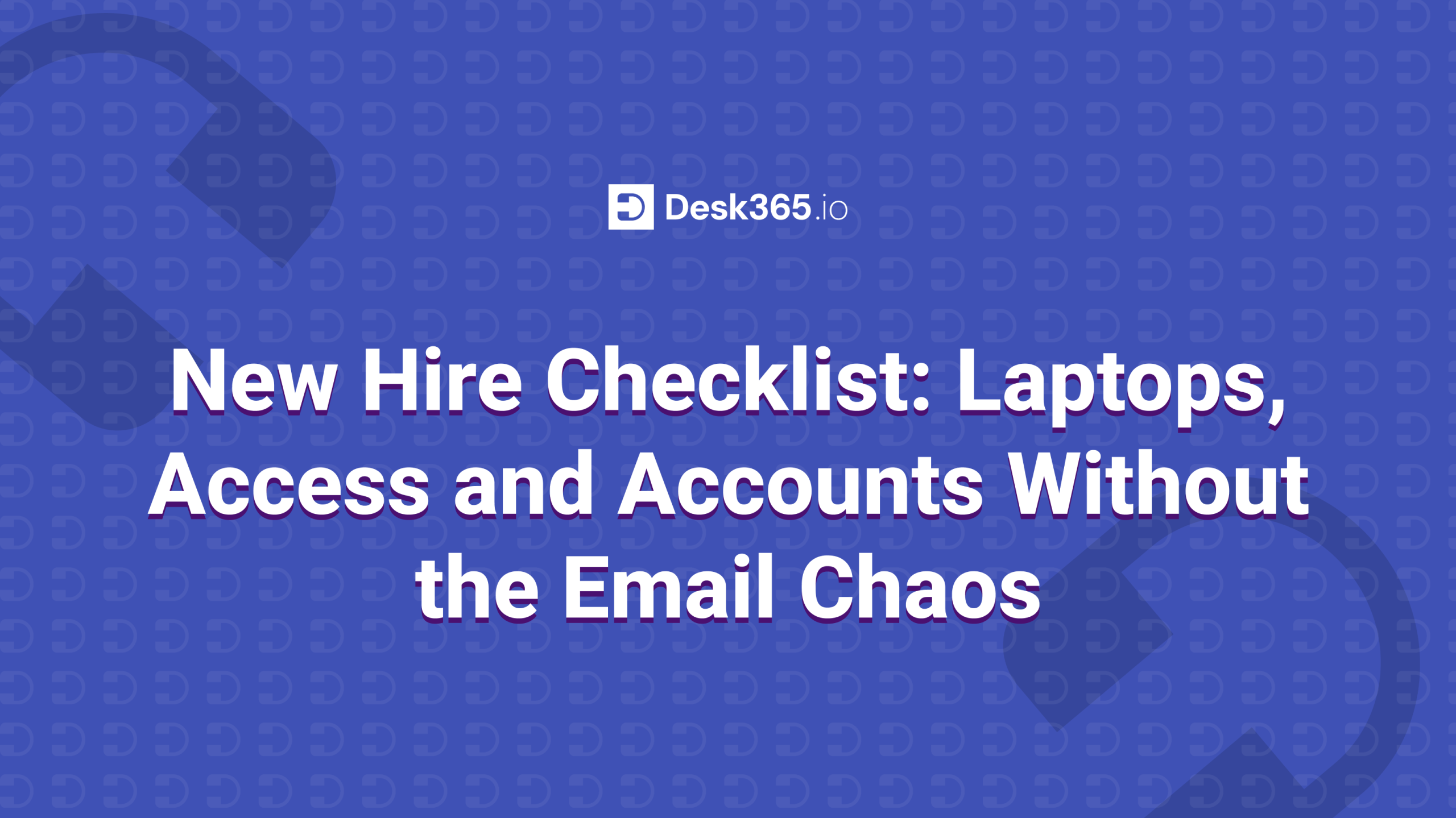 New hire checklist