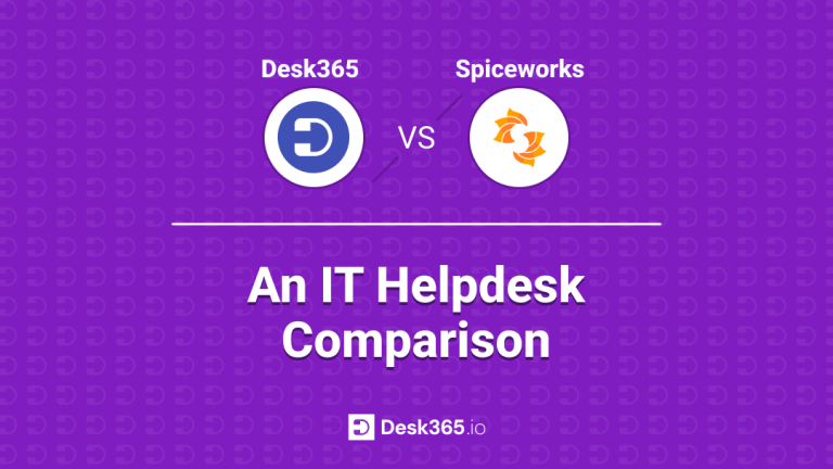 Desk365 vs Spiceworks IT Helpdesk Comparison