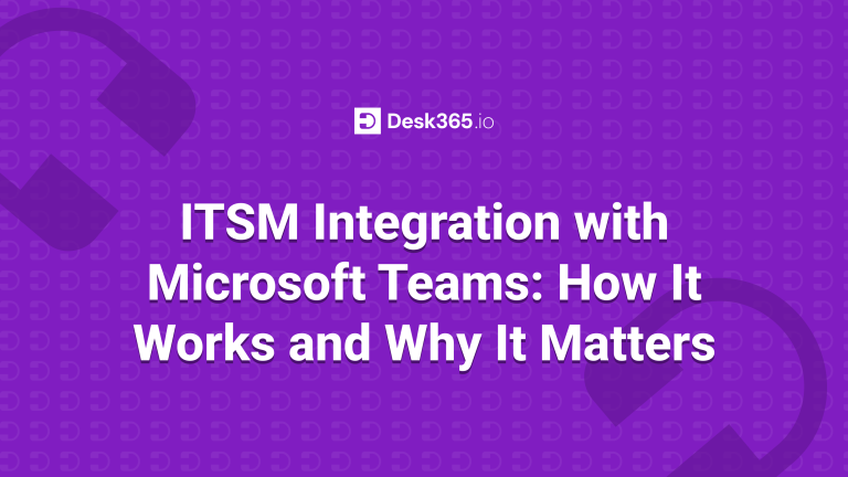 ITSM integration with Microsoft Teams