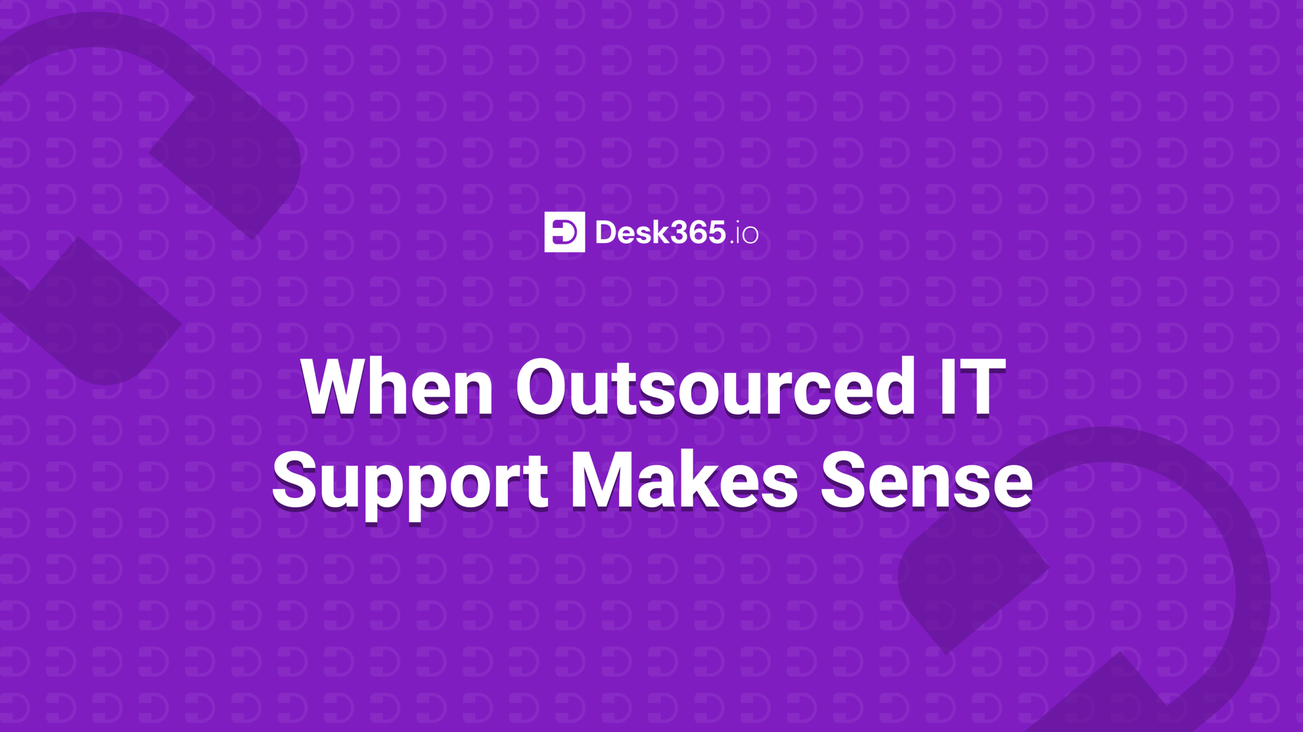 Outsourced IT support